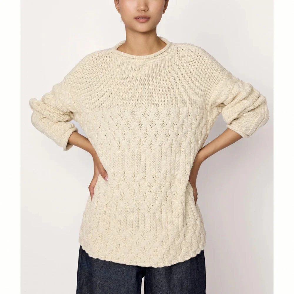 Laude the Label- Heritage Fisherman Sweater - Picture 2 of 4